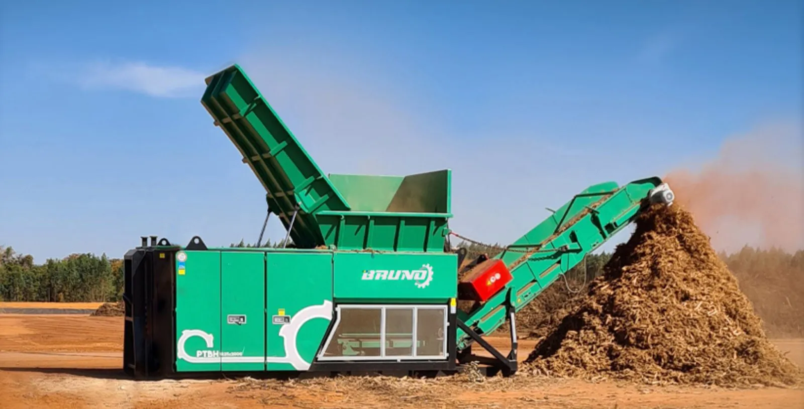 Equipo Bruno Biomass para trituración y preparación de biomasa